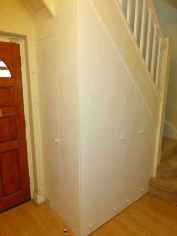 Home Understairs Storage Installations Home and Office Cabinets and Shelving Installations